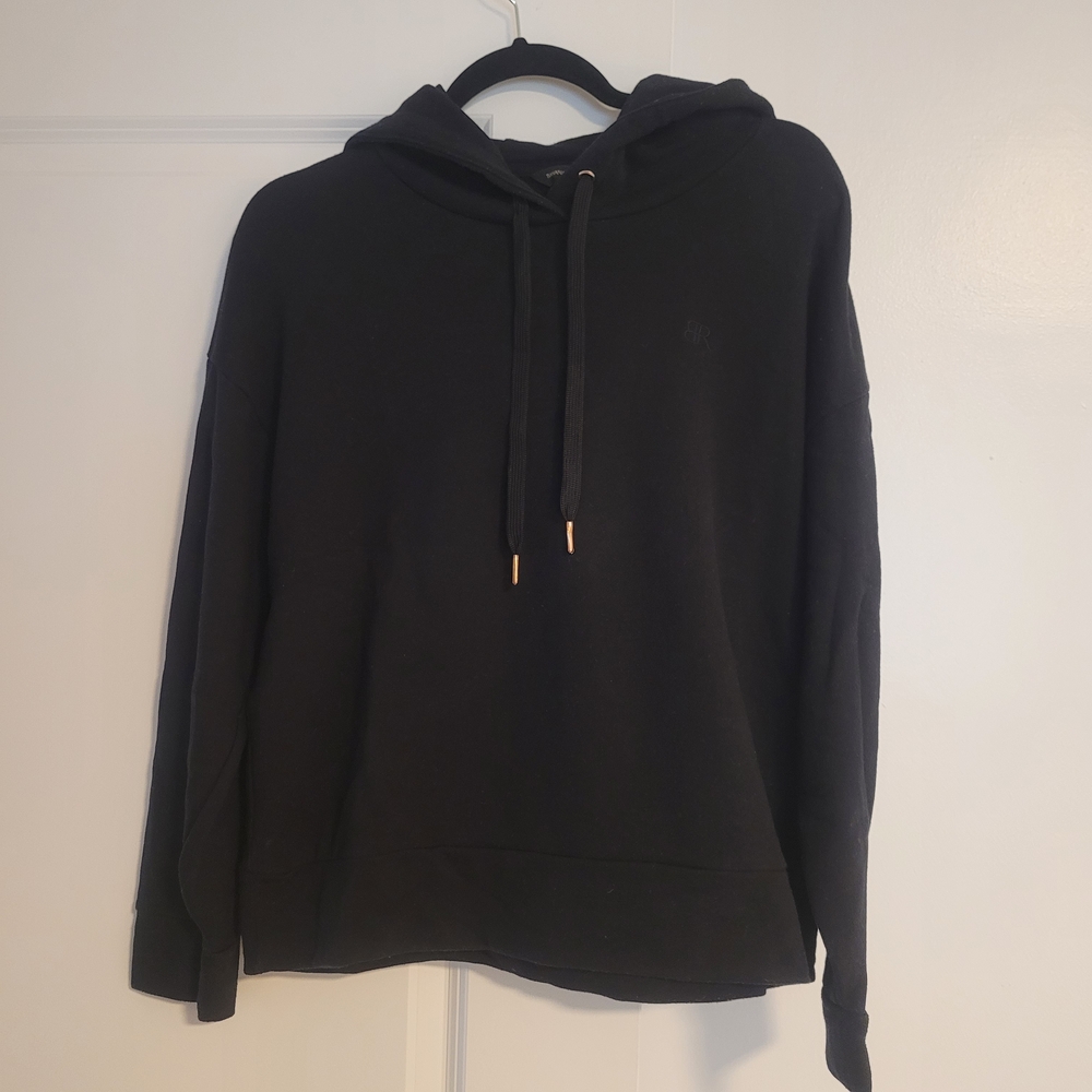 Banana Republic Black Hoodie with Rose Gold Drawstring Caps